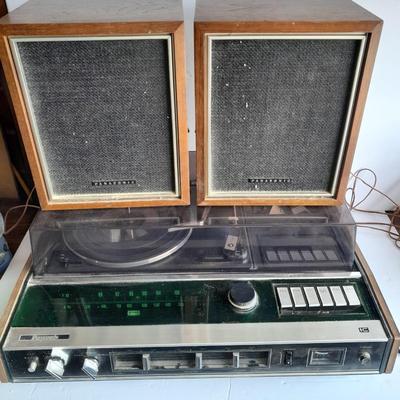 Working Vintage Panasonic Stereo Music Center AM/FM/ Cassette / Record player SE-1050