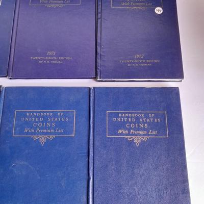 1970's Handbook of United States Coins with Premium List Coin Display Books