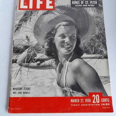 1946 Gloria Grahame LIFE Magazine and Mystery Flight 1950 LIFE Magazine