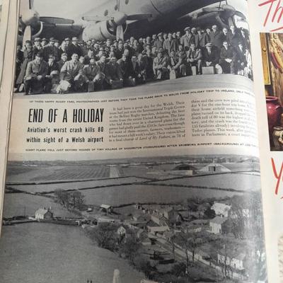 1946 Gloria Grahame LIFE Magazine and Mystery Flight 1950 LIFE Magazine