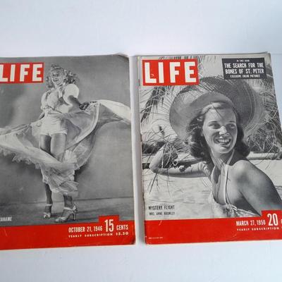 1946 Gloria Grahame LIFE Magazine and Mystery Flight 1950 LIFE Magazine