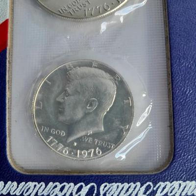 United States Bicentennial Silver Uncirculated 1776 - 1976 Set of Coins