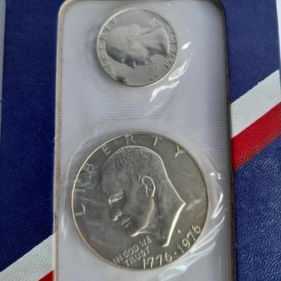 United States Bicentennial Silver Uncirculated 1776 - 1976 Set of Coins