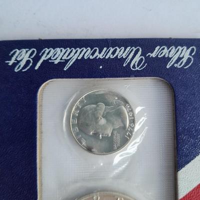 United States Bicentennial Silver Uncirculated 1776 - 1976 Set of Coins