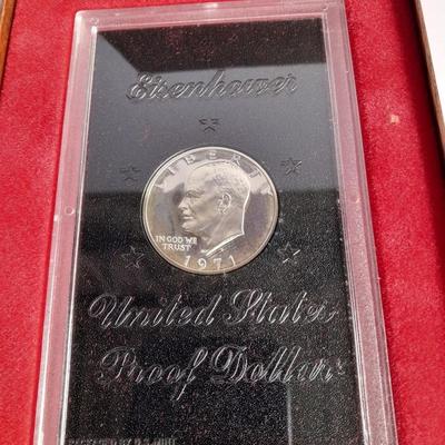 Eisenhower United States Proof Dollar and 1978 D Eisenhower Dollar Coin