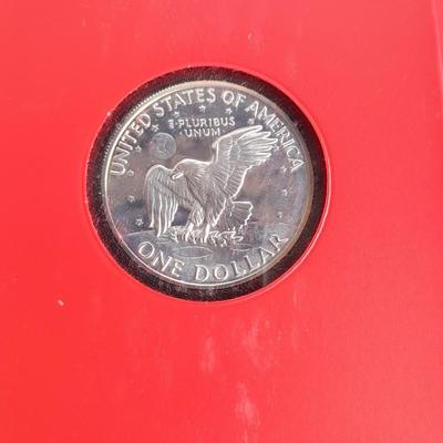 Eisenhower United States Proof Dollar and 1978 D Eisenhower Dollar Coin