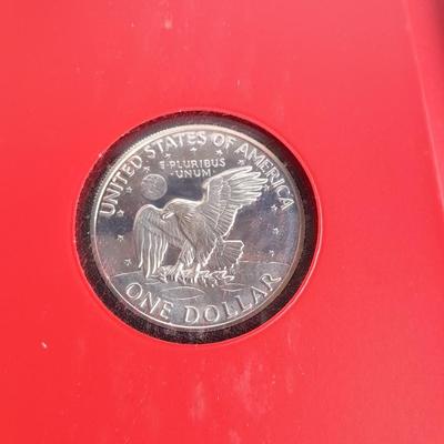 Eisenhower United States Proof Dollar and 1978 D Eisenhower Dollar Coin