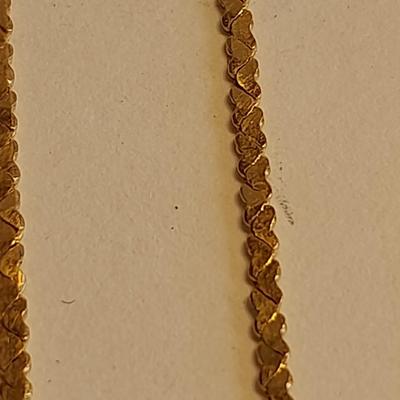 12k & 14 KT. Gold Jewlery, Bracelet, necklace, pendants and a marked ring