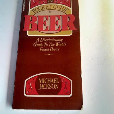 Michael Jackson Pocket Guide to Beer with Adolph Coors Twist cap hat pin
