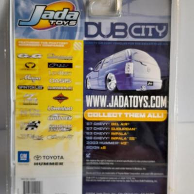 New in package DUB City Scion car and three toy cars Hot Wheels, Maisto Taxi