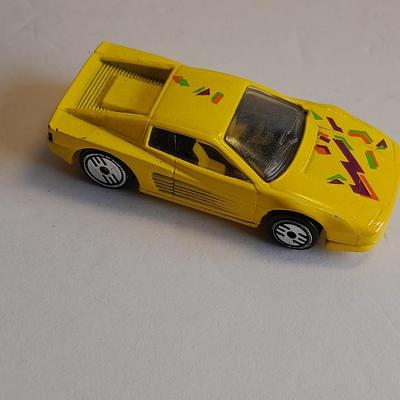 New in package DUB City Scion car and three toy cars Hot Wheels, Maisto Taxi