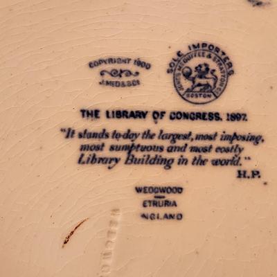 Antique Wedgwood Plate Library of Congress