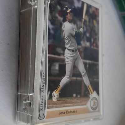 Baseball Trading Cards and Jose Canseco Sports poster