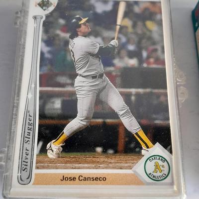 Baseball Trading Cards and Jose Canseco Sports poster