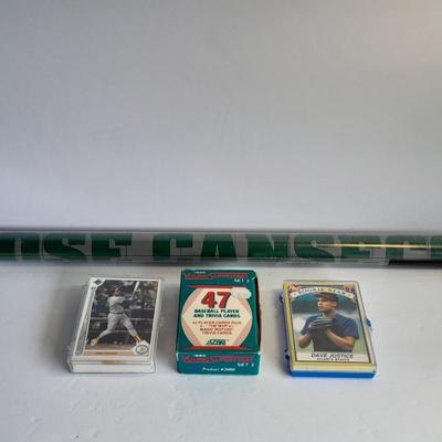 Baseball Trading Cards and Jose Canseco Sports poster