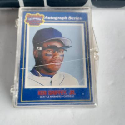 Three Bo Jackson sports posters and Baseball trading cards