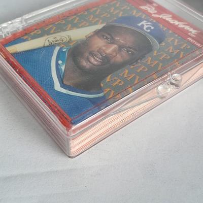 Three Bo Jackson sports posters and Baseball trading cards