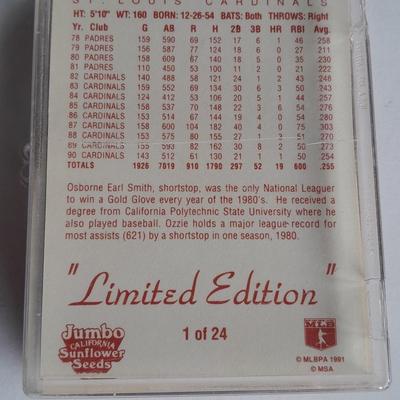 Colorado Rockies poster with two small boxes of Baseball trading cards