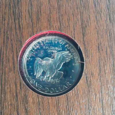 Eisenhower United States Proof Dollar and 1978 D Eisenhower Dollar Coin