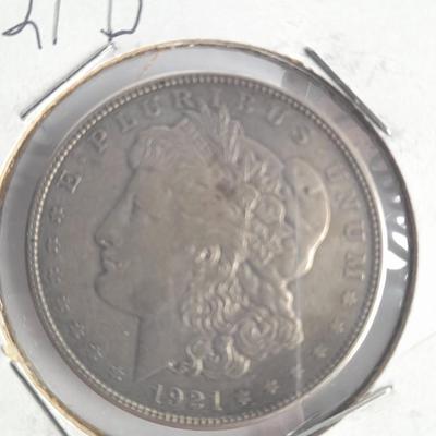 1921 D Silver Morgan Dollar