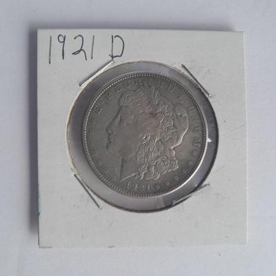 1921 D Silver Morgan Dollar
