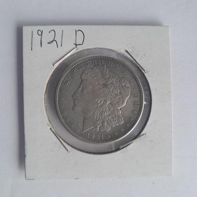 1921 D Silver Morgan Dollar