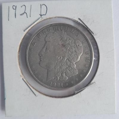 1921 D Silver Morgan Dollar