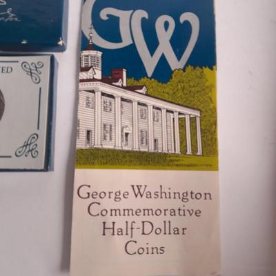 1981 & 1982 George Washington Commemorative Proof Silver Half Dollar sets
