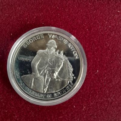 1981 & 1982 George Washington Commemorative Proof Silver Half Dollar sets