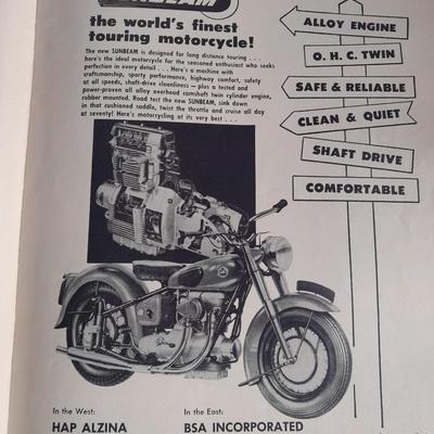 Vintage Collectible 70's Road Rider magazines, 1956 Cycle Magazine, and 1955 American Motorcycle Magazine