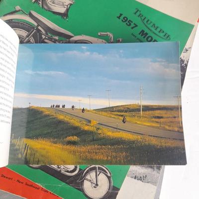Vintage Collectible 70's Road Rider magazines, 1956 Cycle Magazine, and 1955 American Motorcycle Magazine