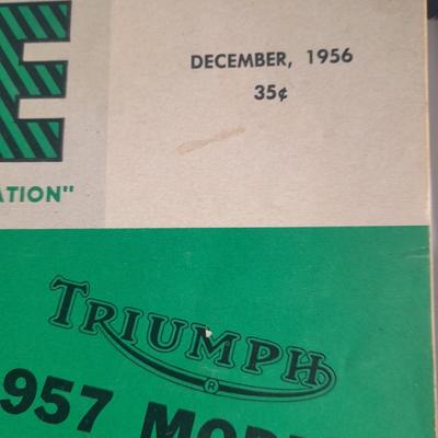 Vintage Collectible 70's Road Rider magazines, 1956 Cycle Magazine, and 1955 American Motorcycle Magazine