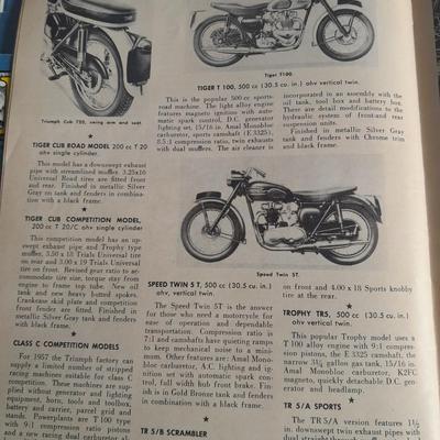 Vintage Collectible 70's Road Rider magazines, 1956 Cycle Magazine, and 1955 American Motorcycle Magazine