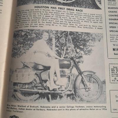 Vintage Collectible 70's Road Rider magazines, 1956 Cycle Magazine, and 1955 American Motorcycle Magazine