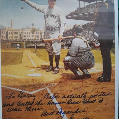 BASEBALL POSTERS Rockies "Bringin' Heat" HAND SIGNED AND NUMBERED and To Barry from Lefty