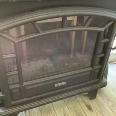 Duraflame wrought iron stove for the patio