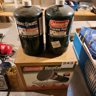 Coleman DuraCat Catalytic Heater NOS with 2 full tanks