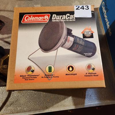 Coleman DuraCat Catalytic Heater NOS with 2 full tanks