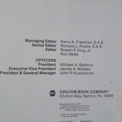 Chilton Automobile Books, 1971-1988 Coltt, Challenger, Conquest -Vista, and Chilton Mechanics Handbook