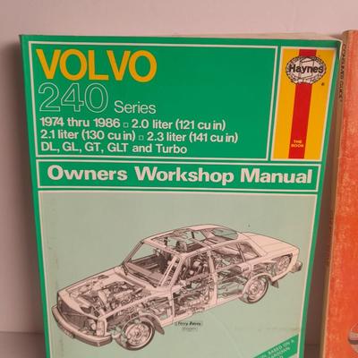 Volvo 240 Series Haynes Workshop Manual and Car Body Repair step by step guide