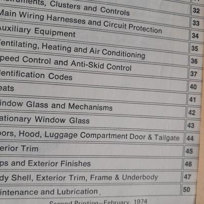 1974 Ford Car Shop Manual, Clark Transmission and Double contact regulator manuals