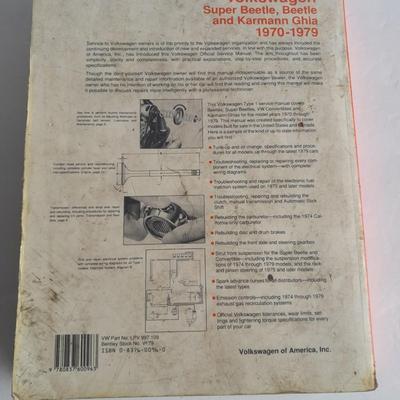Porche owner's handbook and service manual and Volkswagen Official service Manual