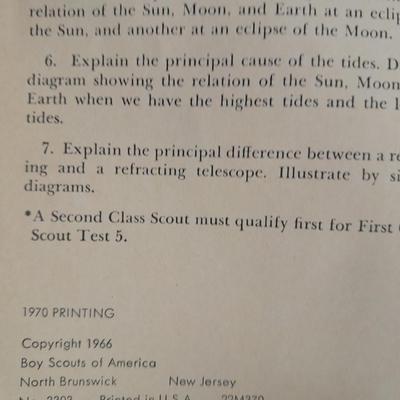 Boy Scouts / Cub scouts of America vest, canteen, and books