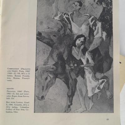 Artist Books, Films of Shirley Temple, Georgia O'Keeffe, Picaso, and elements of Art