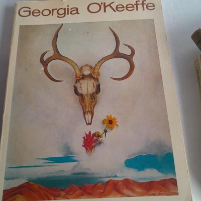 Artist Books, Films of Shirley Temple, Georgia O'Keeffe, Picaso, and elements of Art