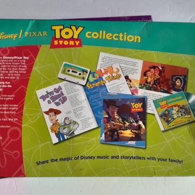 Kid's Clock / Create a clock, and Toy story Book cassette and cd kit