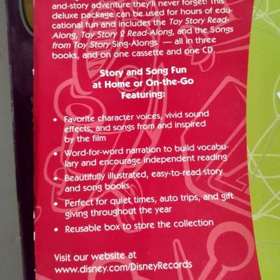 Kid's Clock / Create a clock, and Toy story Book cassette and cd kit