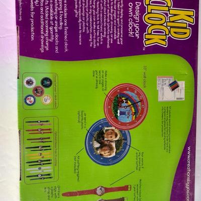 Kid's Clock / Create a clock, and Toy story Book cassette and cd kit