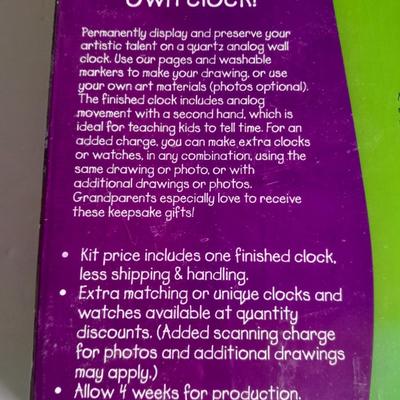 Kid's Clock / Create a clock, and Toy story Book cassette and cd kit