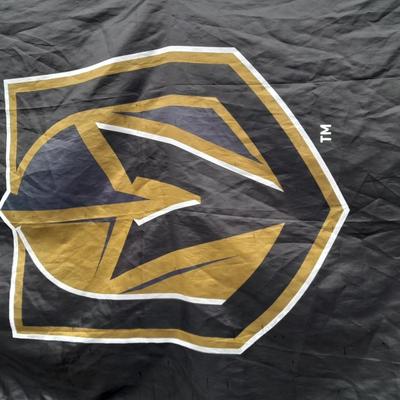 Two flags, BUCKS and Station Casino flag